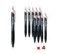 40 x Jetstream SXN-150-10 Ballpoint Pen, 1.0mm Red - Smooth, Quick-Drying Ink