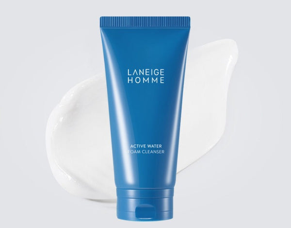 3 x LANEIGE Homme Active Water Foam Cleanser 150ml from Korea