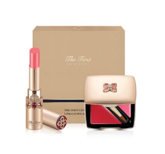 O HUI The first Geniture Lip Balm Pink June 2025 Set (2 Items) from Korea