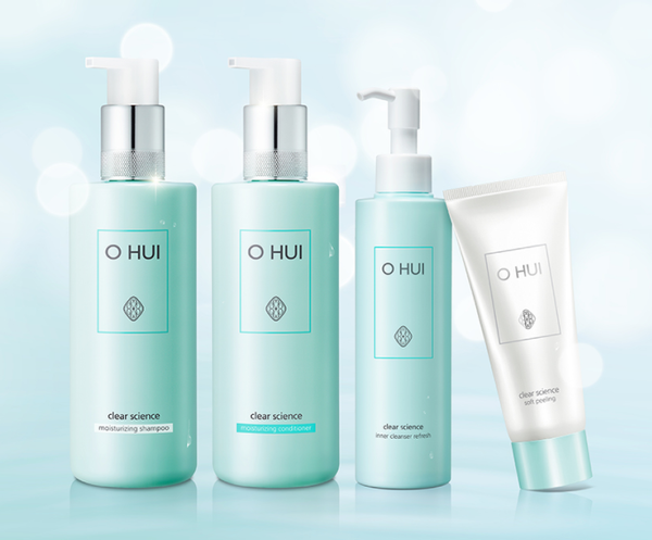 O HUI Clear Science Inner Cleanser Refresh 400ml(200ml+ 200ml) July 2024 Set (2 Items) from Korea