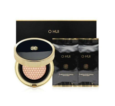 O HUI Ultimate Cover Cushion Satin Finish #1, Sep. 2024 (3 Items) from Korea