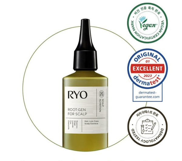 3 x Ryo ROOT:GEN for Scalp Hair Loss Care Scalp Essence 80ml from Korea