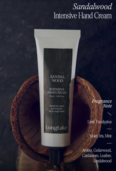 LONGTAKE Sandalwood Intensive Hand Cream 50ml from Korea