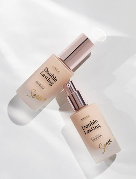 ETUDE Double Lasting Serum Skin Foundation 30g, SPF27 PA++, 7 Colours from Korea