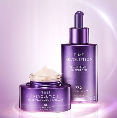 2 x MISSHA Time Revolution Night Repair Ampoule 5X 70ml from Korea by MISSHA