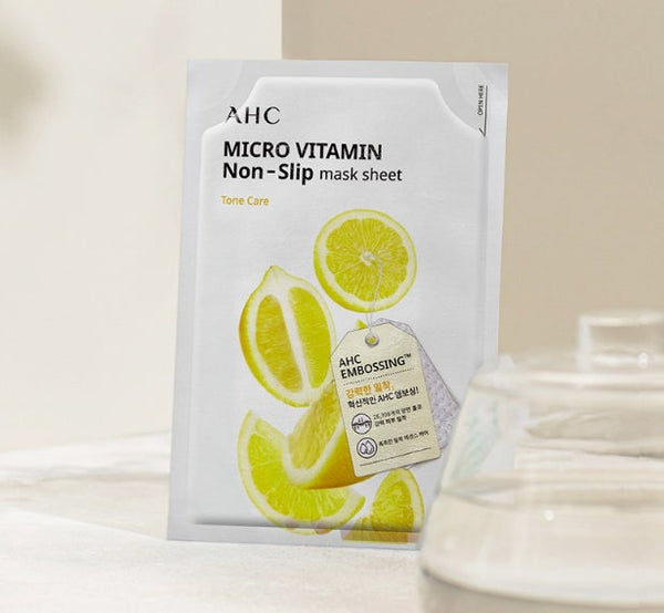10 x AHC Micro Vitamin Non-Slip Mask Sheet from Korea by AHC