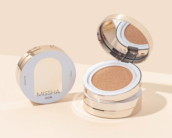 2 x MISSHA Glow Cushion 14g, 3 Colours, SPF40 PA++ from Korea by MISSHA