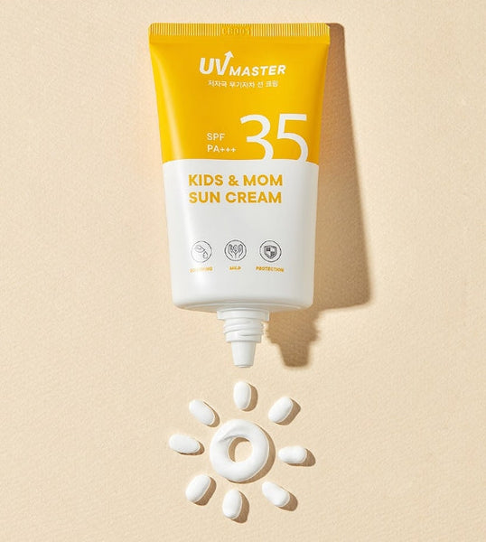 2 x TONYMOLY UV Master Kids & Mom Sun Cream 45ml, SPF35 PA+++ from Korea