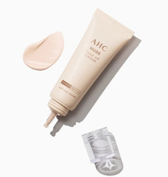 2 x AHC Nude Tone Up Cream 40ml SPF50+ PA++++ from Korea