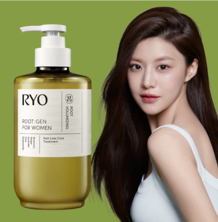 2 x Ryo ROOT:GEN for Women Root Volumizing Hair Loss Care Treatment 353ml from Korea