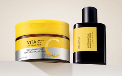 2 x MISSHA Vita C Plus Ascorbic Acid Spot Correcting Ampoule Pads 80ea from Korea by MISSHA
