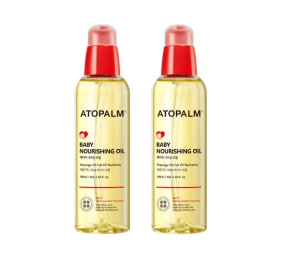 2 x ATOPALM Baby Nourishing Oil 100ml from Korea