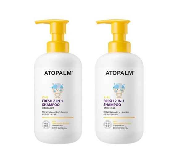 2 x ATOPALM Kids Fresh 2 In 1 Shampoo 460ml from Korea