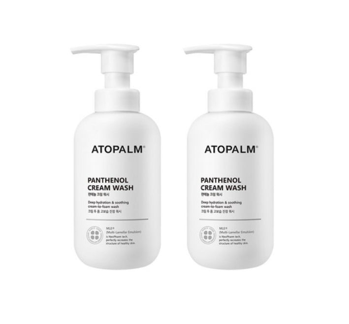 2 x ATOPALM Panthenol Cream Wash 300ml from Korea