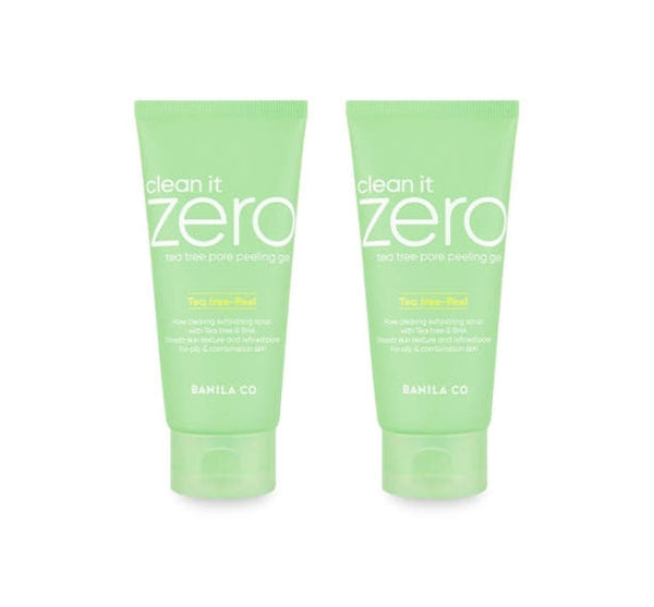 2 x BANILA CO Clean it ZeroTea Tree Pore Peeling Gel 120ml from Korea by BANILA CO