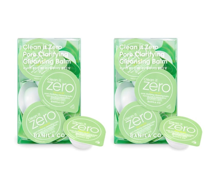 2 x BANILA CO Clean it Zero Cleansing Balm Pore Clarifying Travel Kit 16ea from Korea