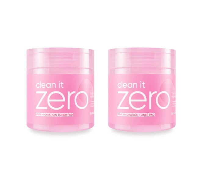 2 x BANILA CO Clean it Zero Pink Moisture Toner Pad 235ml (70ea) from Korea