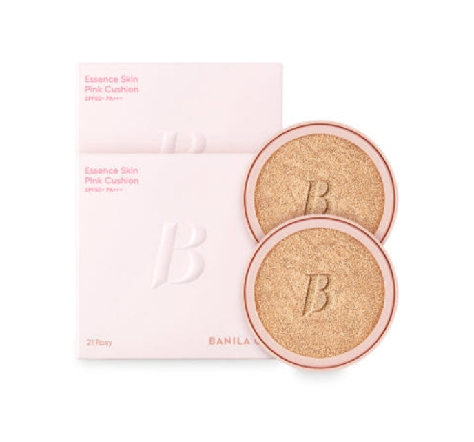 2 x BANILA CO Essence Skin Pink Cushion Refill 12g, SPF50+ PA+++, 6 Colours from Korea