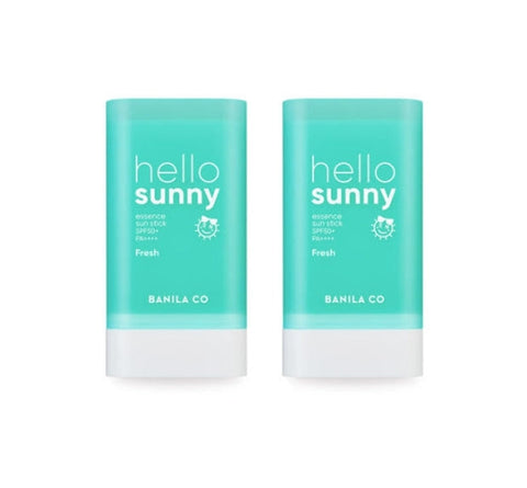 2 x BANILA CO Hello Sunny Essence Sun Stick Fresh 19g, SPF50+ PA++++ from Korea
