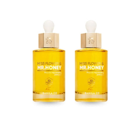 2 x BANILA CO Miss Flower & Mr. Honey Propolis Rejuvenating Ampoule 50ml from Korea