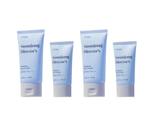 2 x ETUDE Soonjung Director's Moisture Sun Cream SPF50+ PA++++ 50ml + 20ml (2 Items) from Korea