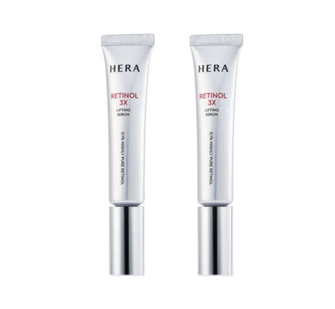 HERA Retinol 3X Lifting Serum with triple retinol formula for firming, smoothing, and anti-aging skincare