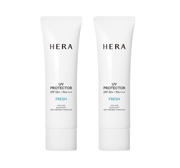 2 x HERA UV Protector Fresh 50ml SPF50+ PA++++ + Sample (2 Item) from Korea