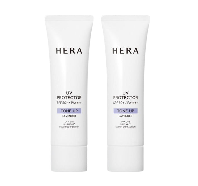 2 x HERA UV Protector Lavender 50ml SPF50+ PA++++ + Sample (2 Item) from Korea