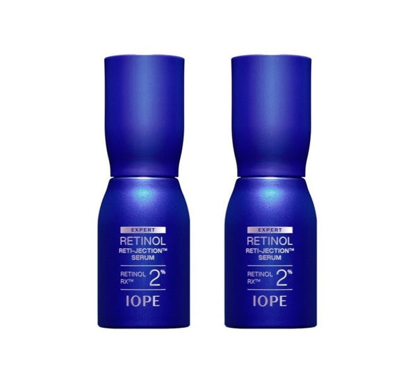 2 x IOPE Retinol Reti-Jection Serum 30ml + Samples(2 Items) from Korea
