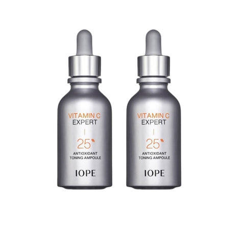 2 x IOPE Vitamin C Expert 25% Antioxidant Toning Ampoule 23ml + Samples(2 Items) from Korea