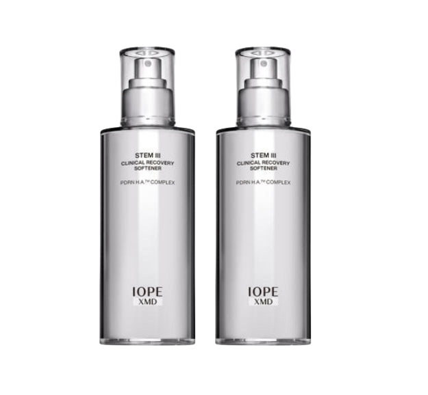 2 x IOPE XMD Stem III Clinical Recovery Softener 130 ml from + Samples(4 Items) Korea
