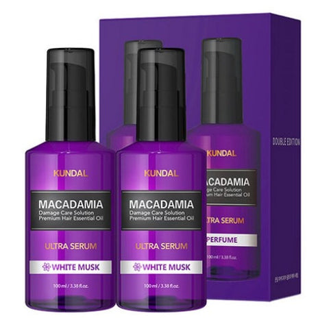 2 x KUNDAL Ultra Hair Serum White Musk 100ml