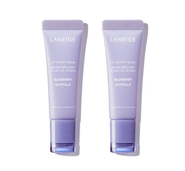 2 x LANEIGE Lip Glowy Balm Blueberry 10g from Korea + LANEIGE Samples(2 Items) by LANEIGE