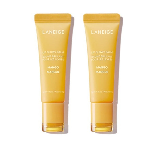 2 x LANEIGE Lip Glowy Balm Mango 10g