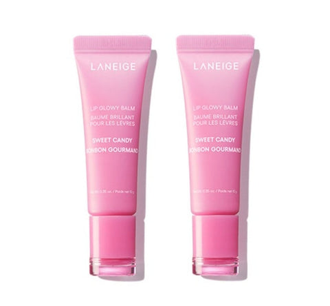 2 x LANEIGE Lip Glowy Balm Sweet Candy 10g