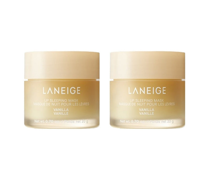 2 x LANEIGE Lip Sleeping Mask EX Vanilla 20g