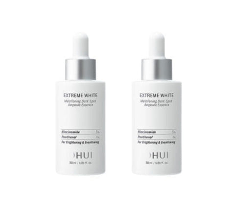 2 x O HUI Extreme White Melatoning Dark Spot Ampoule Essence 30ml from Korea