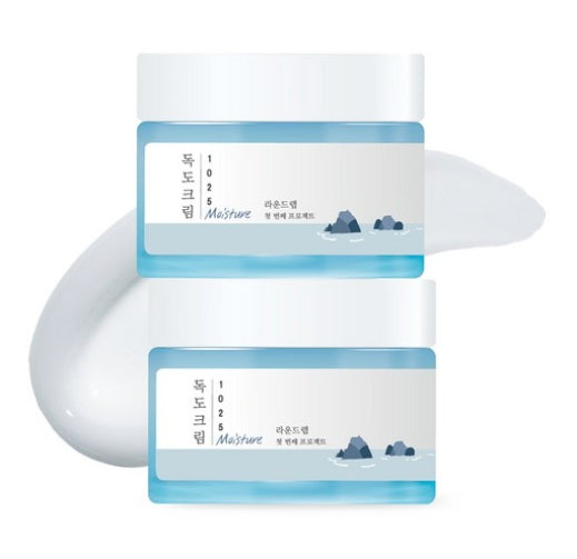2 x ROUND LAB 1025 Dokdo Moisture Cream 50ml