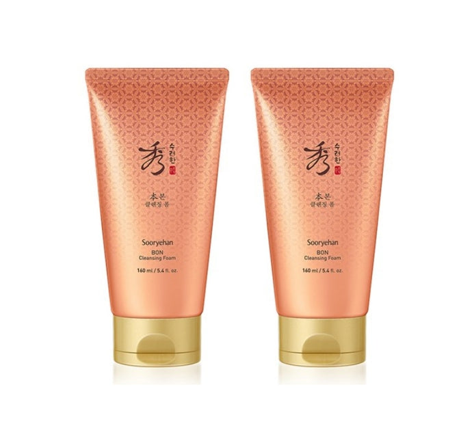 2 x Sooryehan Bon Cleansing Foam 160ml from Korea