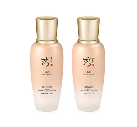 2 x Sooryehan Bon Ultra Moisture Emulsion 130ml from Korea