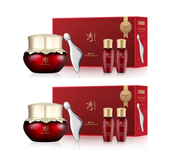 2 x Sooryehan HYOBIDAM Fermented Eye Cream Set (4 Items) from Korea