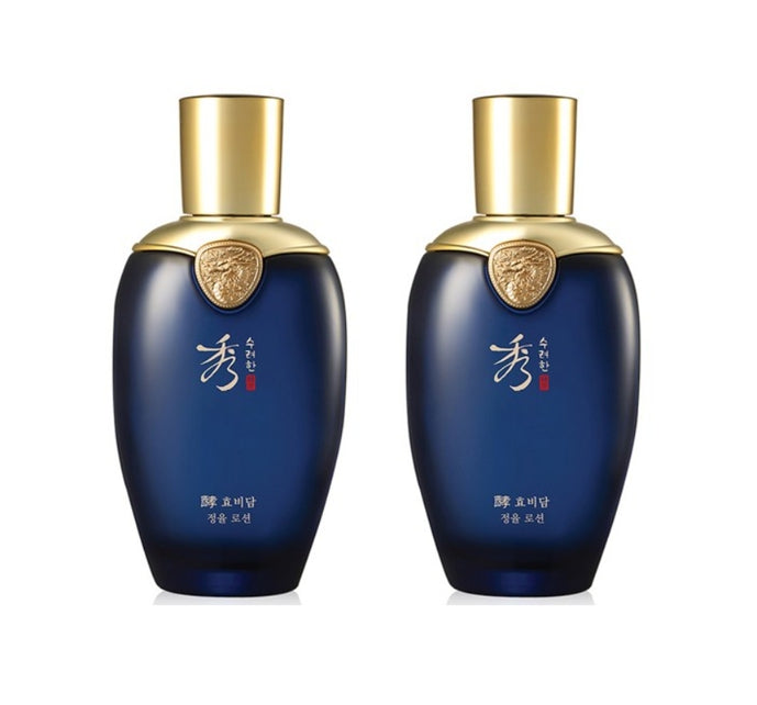 2 x Sooryehan HYOBIDAM Jeongyul Lotion 130ml from Korea