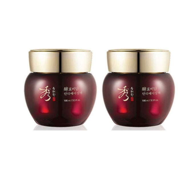 2 x Sooryehan HYOBIDAM Anti-Aging Sleeping Pack 100ml from Korea