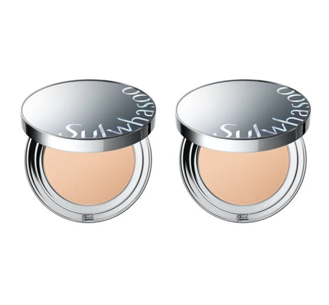 Sulwhasoo Perfecting Twin Cake powder foundation for smooth coverage and skincare-infused complexion enhancement