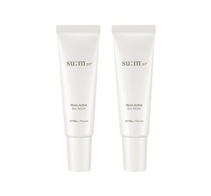 2 x Su:m37 Micro-Active Sun Serum 50ml, SPF50+/PA+++ from Korea