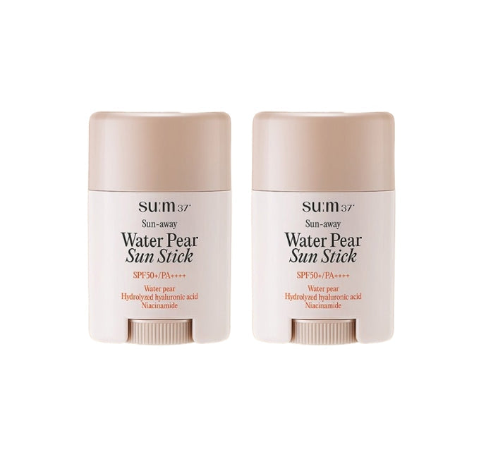 2 x Su:m37 Sun-away Water Pear Sun Stick 14g, SPF50+ PA++++ from Korea