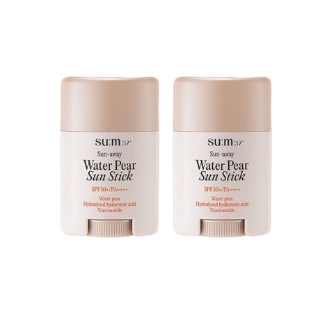 2 x Su:m37 Sun-away Water Pear Sun Stick 14g, SPF50+ PA++++ from Korea
