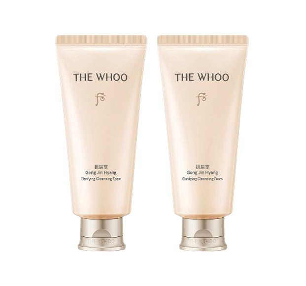 2 x The History of Whoo Gongjinhyang Clarifying Cleansing Foam 180ml from Korea by The History of Whoo