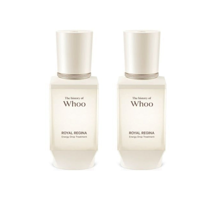 The History of Whoo Royal Regina Energy Drop Treatment bottle for brightening and energizing tired skin