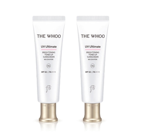 2 x The History of Whoo UV Ultimate Brightening Tone-Up Sunscreen 50ml, SPF50+ from Korea